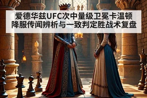爱德华兹UFC次中量级卫冕卡温顿 降服传闻辨析与一致判定胜战术复盘